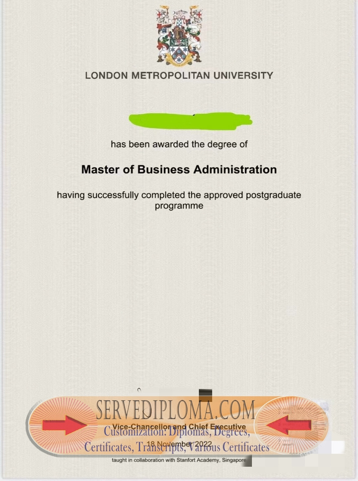 Where to Order a Fake London Metropolitan University Degree? - 专业证书