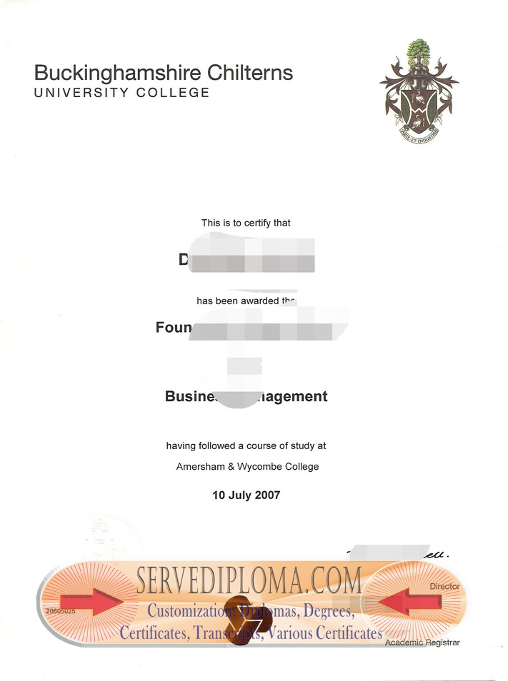 Where to Purchase a Fake Buckinghamshire Chilterns University College Degree - 专业证书